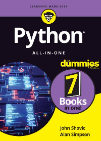 Python All-In-One for Dummies by John Shovic, Alan Simpson