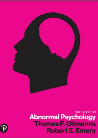 Abnormal Psychology 9th Edition by Thomas F. Oltmanns, Robert E. Emery