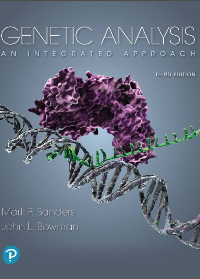 Genetic Analysis: An Integrated Approach 3rd Edition by John L. Bowman, Mark L. Sanders