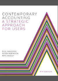 Test Bank for Contemporary Accounting: A Strategic Approach for Users 9th Edition