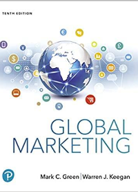 Test Bank for Global Marketing, 10th Edition by Mark Green , Warren Keegan
