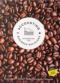 Test Bank for Accounting Information for Business Decisions, 3rd Australian Edition by Billie Cunningham , Loren A. Nikolai