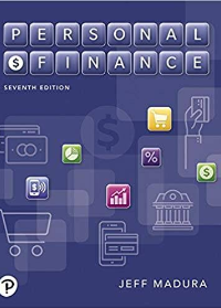 Test Bank for Personal Finance, 7th Edition by Jeff Madura