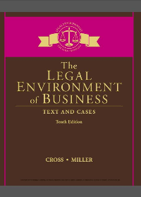 Test Bank for The Legal Environment of Business: Text and Cases 10th Edition