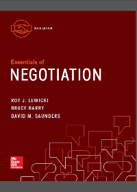  Essentials of Negotiation 6th Edition
