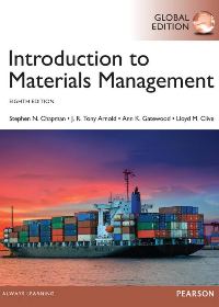 Solution manual for Introduction to Materials Management 8th Global Edition