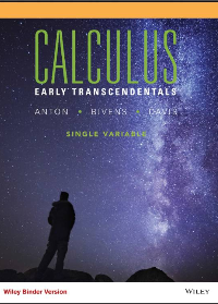  Calculus Early Transcendentals Single Variable, 11th Edition