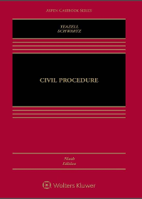  Civil Procedure (Aspen Casebook) 9th Edition