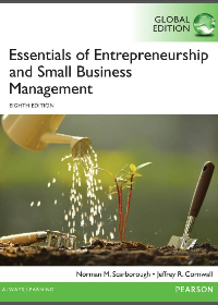Essentials of Entrepreneurship and Small Business Management 8th Global Edition by SCARBOROUGH NORMAN M. ET.AL