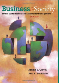 Test Bank for Business and Society: Ethics, Sustainability, and Stakeholder Management 9th Edition