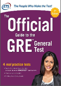  The Official Guide to the GRE General Test 3rd Edition