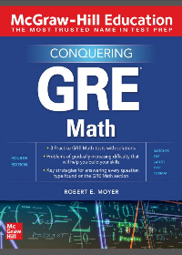 McGraw-Hill Education Conquering GRE Math by Robert E. Moyer