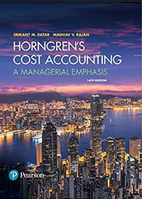 Test Bank for Horngren's Cost Accounting 16th Edition