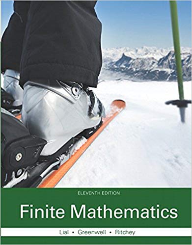 Test Bank for Finite Mathematics 11th by  Margaret Lial , Raymond Greenwel