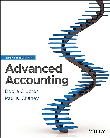 Advanced Accounting, Enhanced 8th Edition  by Debra C. Jeter , Paul K. Chaney 