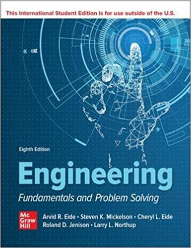ISE EBook Engineering Fundamentals and Problem Solving 8th Edition  by Arvid R. Eide , Roland Jenison , Larry L. Northup , Steven Mickelson Associate Professor Dr. 