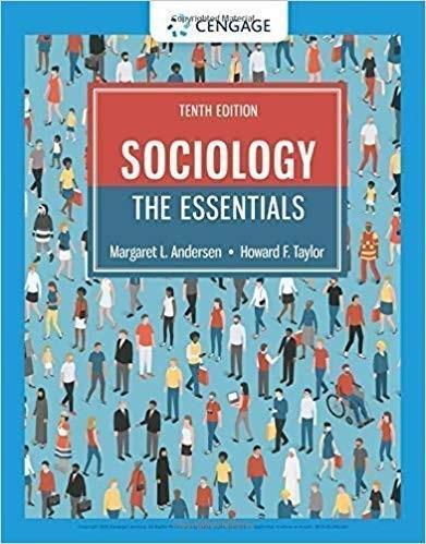 Sociology: The Essentials 10th Edition by Margaret L. Andersen 