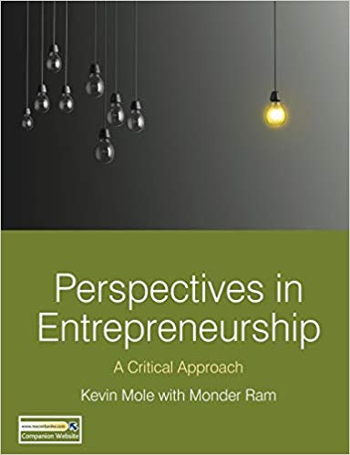 Perspectives in Entrepreneurship A Critical Approach by Kevin Mole, Monder Ram 