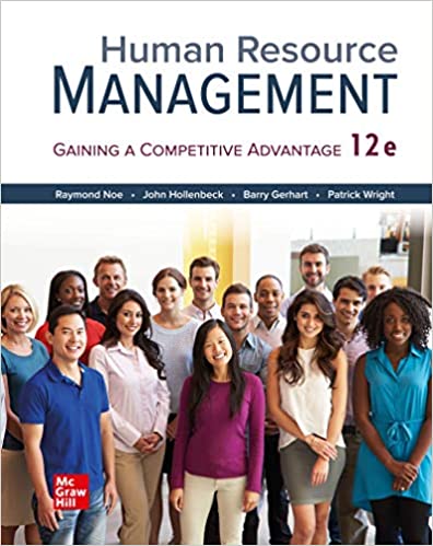 Human Resource Management 12th Edition by Raymond Noe  , John Hollenbeck 