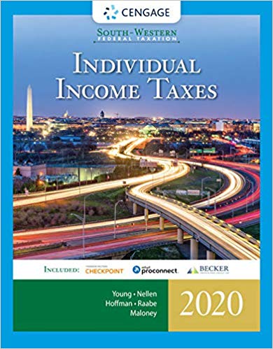 Test Bank for South-Western Federal Taxation 2020 Individual Income Taxes, 43rd Edition by James C. Young , Annette Nellen , William H. Hoffman , William A. Raabe , David M. Maloney 