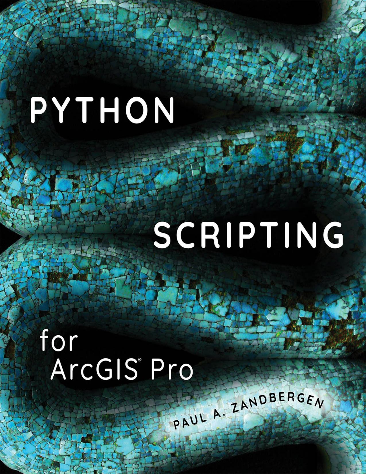 Python Scripting for ArcGIS Pro 1st Edition by Paul A. Zandbergen