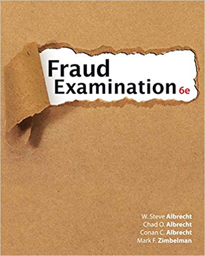 Test Bank for Fraud Examination, 6th Edition by W. Steve Albrecht , Chad O. Albrecht , Conan C. Albrecht , Mark F. Zimbelman 