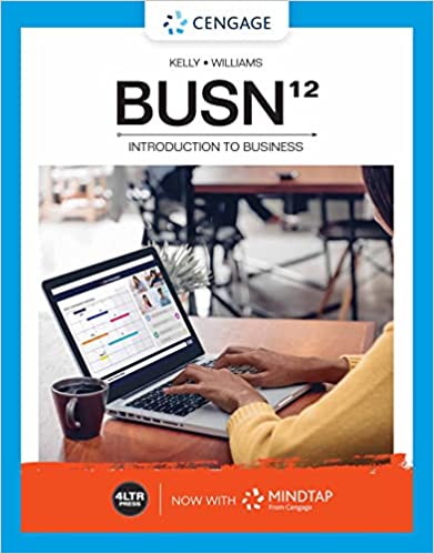 BUSN 12 Introduction to Business  by Marcella Kelly , Chuck Williams 