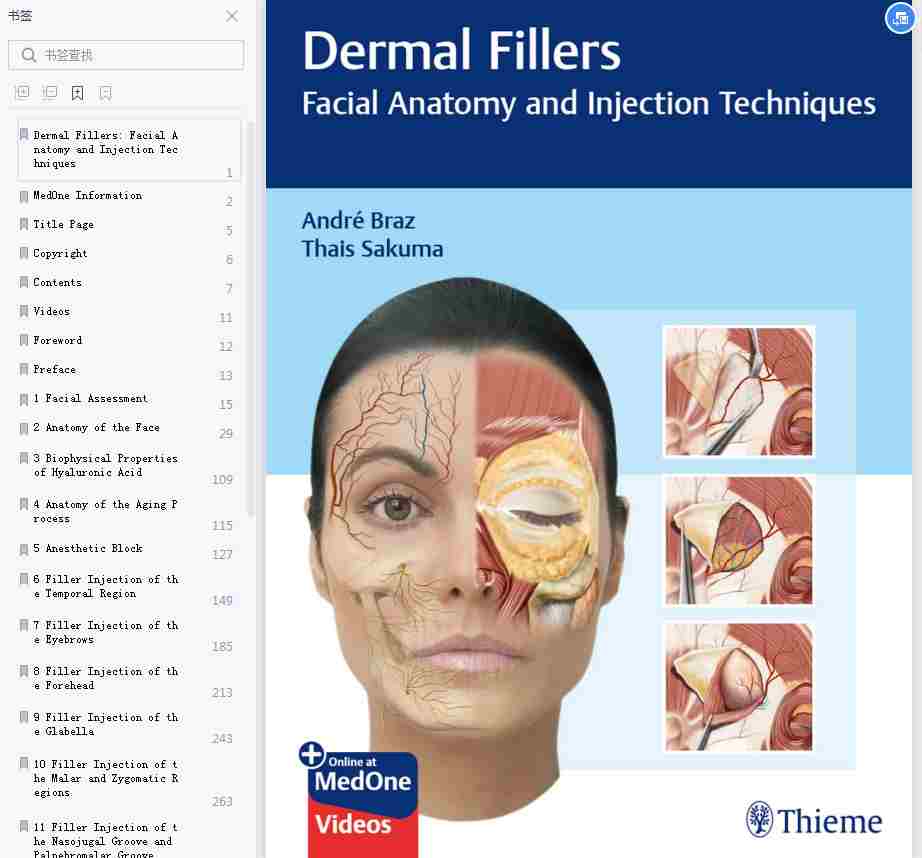 Dermal Fillers Facial Anatomy and Injection Techniques PDF+VIDEOS by Andre Braz , Thais Sakuma