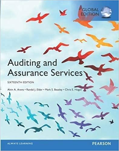 Test Bank for Auditing And Assurance Services, 16Th Edn by Mark S. Beasley Alvin A. Arens, Randal J. Elder