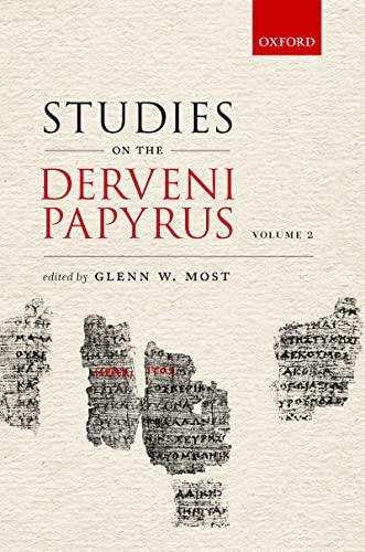 (DK PDF)Studies on the Derveni Papyrus, volume II by Glenn W. Most