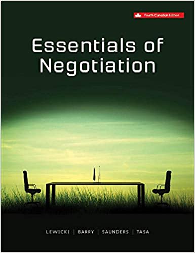 Essentials Of Negotiation 4th by Roy Lewicki,Kevin Tasa - Ebook345-Store