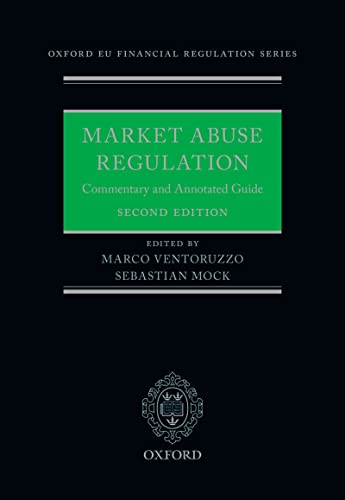 (DK PDF)Market Abuse Regulation: Commentary and Annotated Guide (Oxford EU Financial Regulation) 2nd Edition by Marco Ventoruzzo