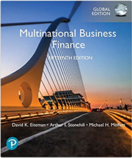 Test Bank for Multinational Business Finance, Global Edition: Multinational Business Finance 15th Editio by  David Eiteman, Arthur Stonehill , Michael Moffett 