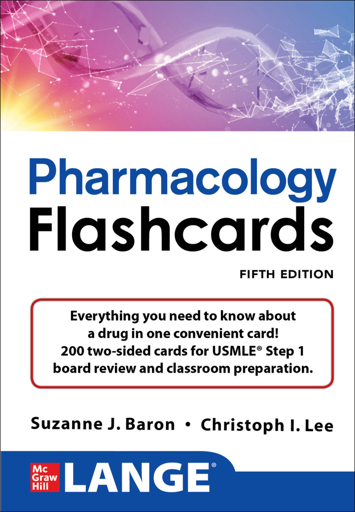 LANGE Pharmacology Flash Cards, 5th Edition  by  Suzanne Baron