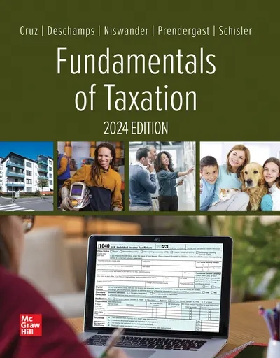  (eBook PDF) Fundamentals of Taxation 2024 Edition 17th Edition by Ana Cruz, Michael Deschamps