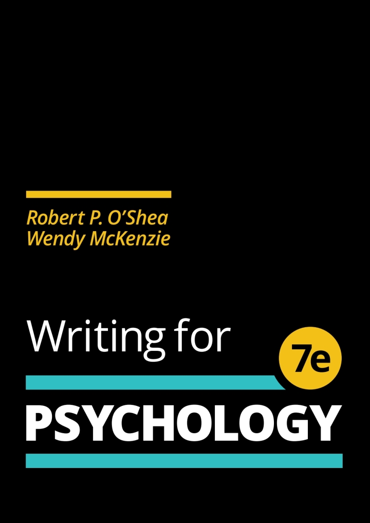 Test Bank for Writing for Psychology 7th Edition by Robert P. O'Shea